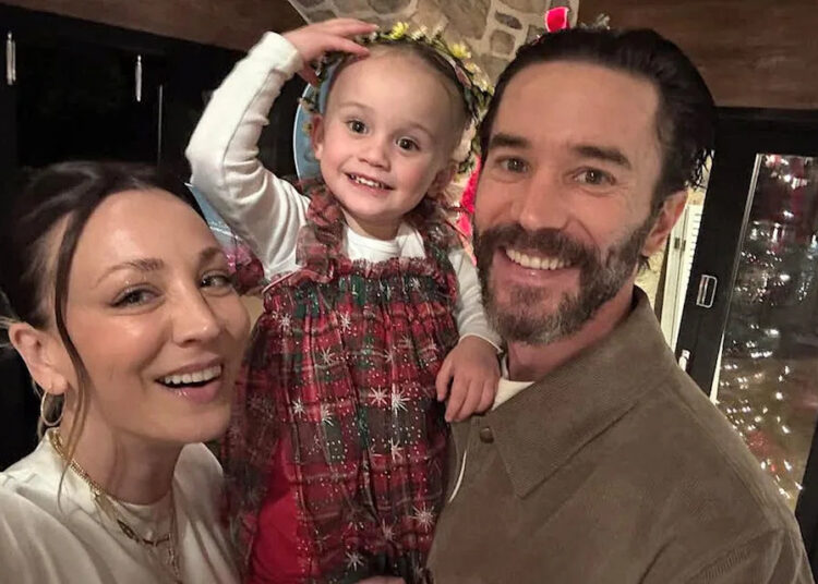 Kaley Cuoco and Tom Pelphrey with their daughter, Matilda Kaley Cuoco/Instagram