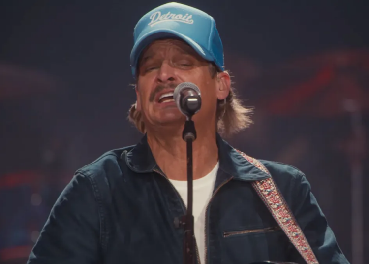 Kid Rock debuts new cover song during 'All American' halftime show