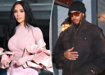 Kim Kardashian, Lewis Hamilton check into Paris hotel together after romantic weekend getaway in the UK