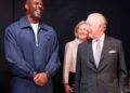 King Charles with Sir Idris Elba at Barking & Dagenham College's Rush Green Campus