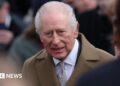 King Charles in Lancashire on 9 February 2026
