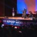 Performance inspired by the Saja Boys of K-pop Demon Hunters during the K-pop World Festival 2025 in Bogotá, Colombia.