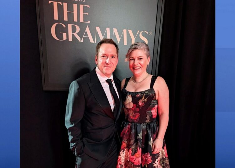 Lawrence University's Michael Clayville and Erin Lesser, members of Alarm Will Sound, won Best Chamber Music/Small Ensemble Performance at the 68th Annual Grammy Awards.