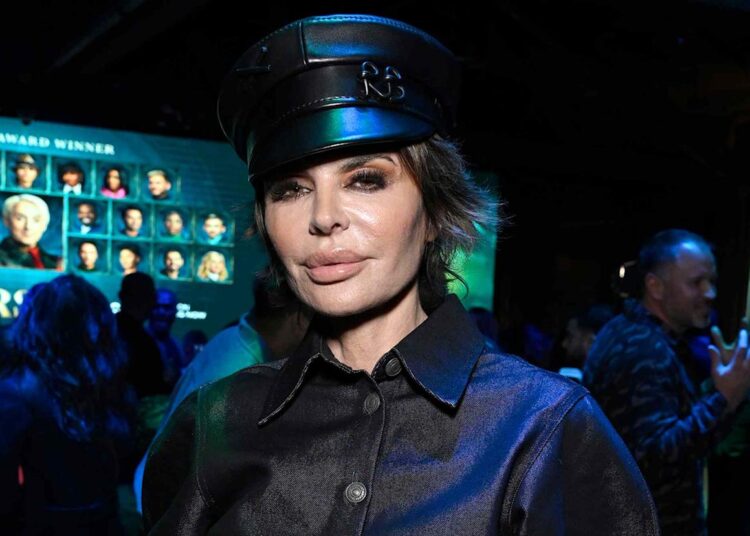 Lisa Rinna at the 'Traitors' season 4 premiere party Jan. 8 at The Abbey in West Hollywood, Calif.Credit: Griffin Nagel/Peacock