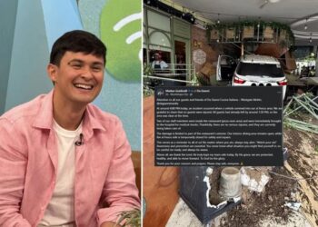 Matteo Guidicelli assures public no one was hurt after vehicle rams their family restaurant: ‘We thank the Lord’