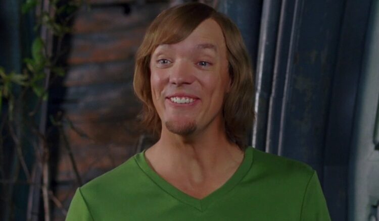 Shaggy grinning in Scooby-Doo (2002)