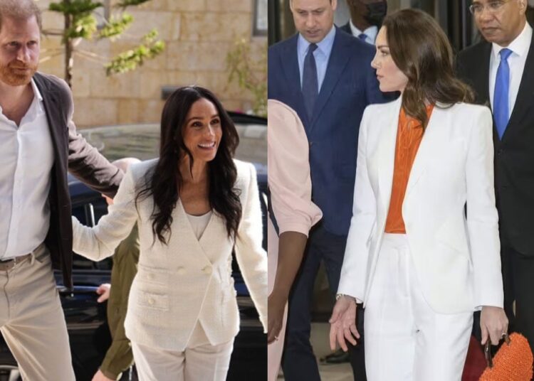 Meghan Markle accused of mimicking Kate’s iconic style on 'pseudo royal tour'