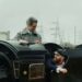 Singer MIKA with one of the omney Hythe and Dymchurch Railway drivers. Picture: Mika / Excuses For Love