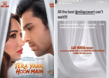 Milap Milan Zaveri’s ‘Tera Yaar Hoon Main’ set for May 22 release; Celebrities share support