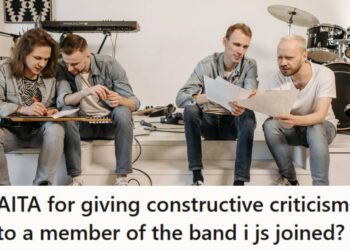Performance group meeting and trying to work on their music together.
