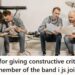 Performance group meeting and trying to work on their music together.