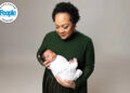 Yamiche Alcindor and her baby.Credit: Mary Bosotu Photography