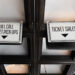 Box office signs are seen outside Radio City Music Hall as arts venues reopen on April 02, 2021 in New York City.