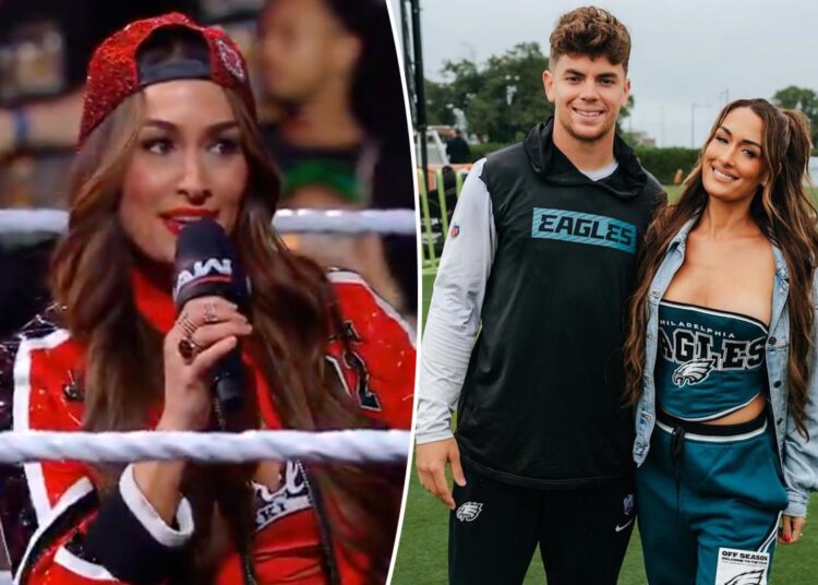 Nikki Bella, 42, addresses romance rumors with Eagles player Cooper DeJean, 22