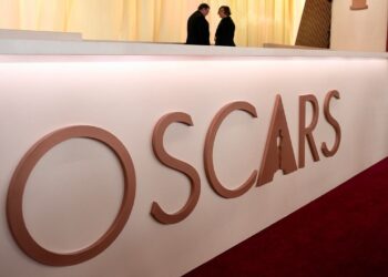 A general view of atmosphere at the Oscars on Sunday, March 2, 2025, at the Dolby Theatre in Los Angeles. (AP Photo/John Locher)