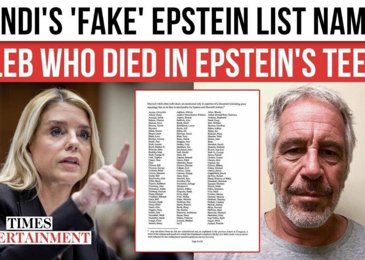 Outrage Erupts After Epstein List Includes Dead Celebrities Who Died Before Sex Offender's Crimes