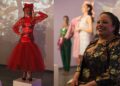 one image of a dress by Susie Buttons, and another image of Susie Buttons