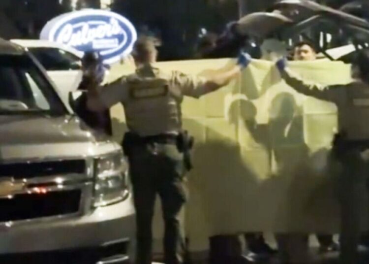 Police restrict view as car searched in Nancy Guthrie raid - Celebrity News - Entertainment