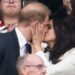 Prince Harry and Meghan Markle packed on the PDA last Valentine's Day