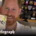 Prince Harry shows off Ukrainian military patches in Meghan video