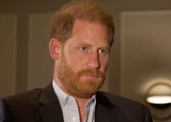 The Duke of Sussex dodged a comment about Andrew Mountbatten-Windsor