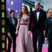 Britain's Prince William and Kate, Princess of Wales arrive to the 79th British Academy Film Awards, at the Royal Festival Hall, in London, Sunday Feb. 22, 2026.