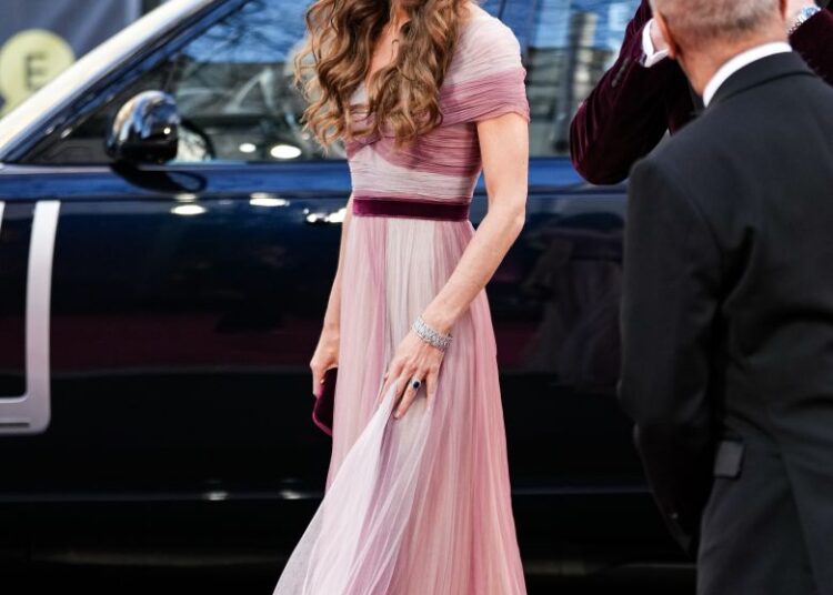 The Princess of Wales arrives on the BAFTAs red carpet on Sunday, February 22, 2026.
