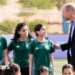 Prince William meets female footballers on Saudi Arabia visit