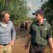 Prince Harry with ITV News anchor Tom Bradby