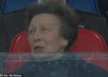 The Princess Royal, 75, was left stunned while sitting in the stands during Scotland's clash against Italy when an entire stadium of fans erupted into cheers for the beloved royal
