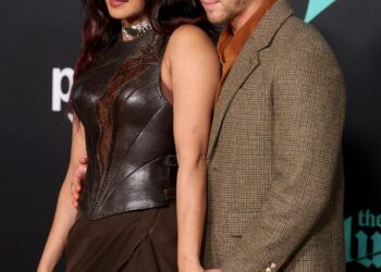 Priyanka Chopra Jonas and Nick Jonas attend the World Premiere of Amazon Prime Video's "The Bluff" at TCL Chinese Theatre on February 17, 2026 in Hollywood, California