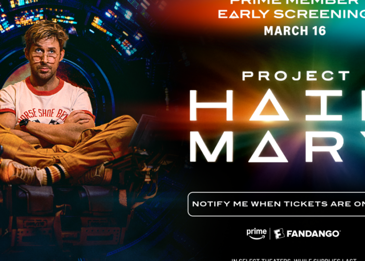 'Project Hail Mary' releases new trailer and announces exclusive early screenings for Prime members
