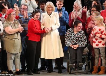 The Queen, 78, paid a visit to Bath's historic Theatre Royal where she watched part of the technical rehearsal for the community production of David Copperfield