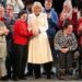 The Queen, 78, paid a visit to Bath's historic Theatre Royal where she watched part of the technical rehearsal for the community production of David Copperfield