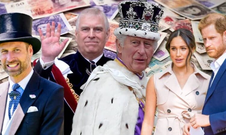 King Charles is still at the top when it comes to wealth.MEGA