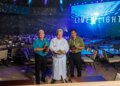 Roy Pfund, president and CEO of Roberts Hawaiʻi; Jim Gillespie, executive chef for Limelight Hawaiʻi; and Jeff Marcello, general manager for Limelight Hawaiʻi.