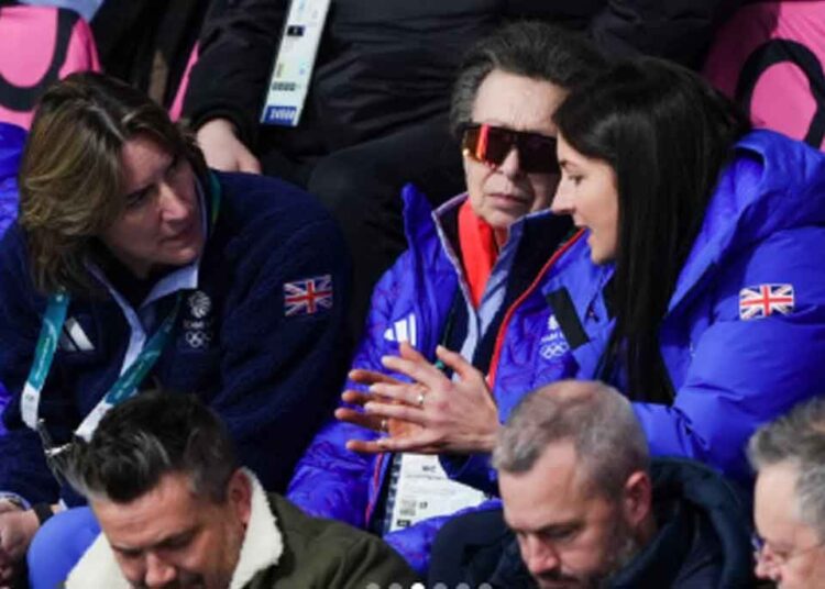 Royal family shares Princess Anne's photos from Winter Olympics 2026