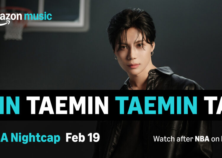 A promotional image for Taemin's appearance on “Amazon Music presents: In the Paint″ [BIG PLANET MADE ENTERTAINMENT]