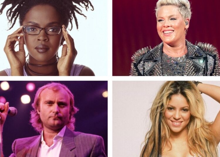 Shakira, Lauryn Hill, Pink, Phil Collins, More