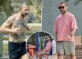Shirtless Shia LaBeouf goes running, dines solo after arrest