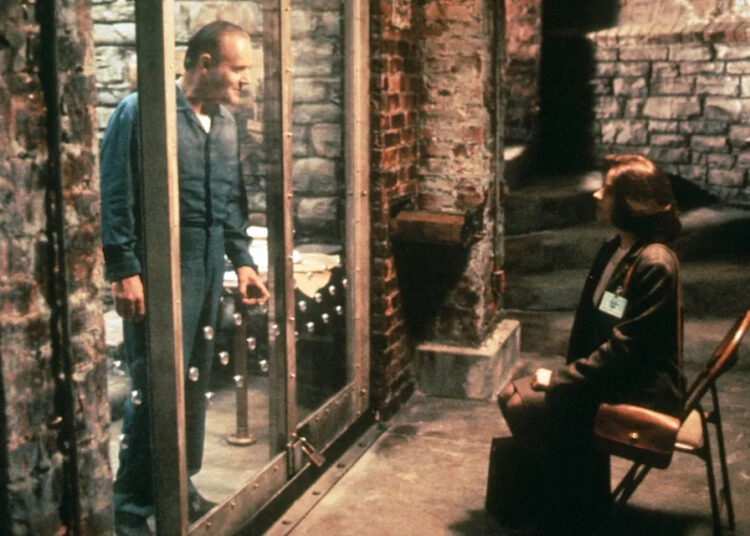 Anthony Hopkins and Jodie Foster in 'The Silence Of The Lambs' Ken Regan/Orion/Kobal/Shutterstock