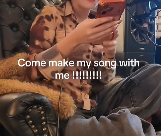 Scarlett Thomas got to work on her new music in Nashville on Wednesday after she signed a record deal with Big Family Music last month