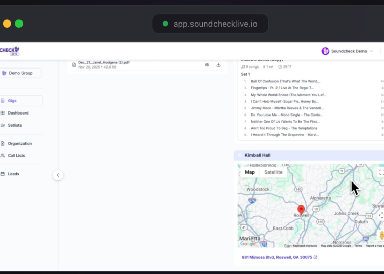 Soundcheck Live Is a New Platform Modernizing the Backbone of Live Music