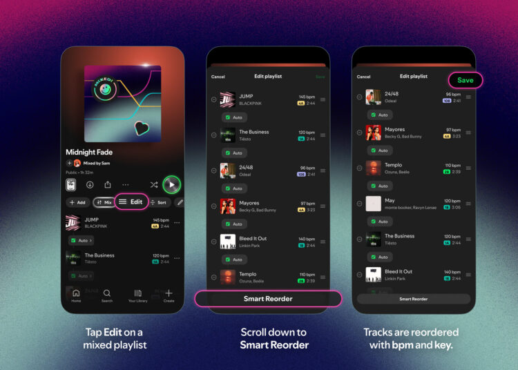 Spotify's new Smart Reorder makes song transitions even smoother