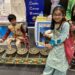 Ariha Shah, 10, demonstrates how the Kulintang is played during Friday's 24th annual Cultural Exchange in Sterling Heights. GINA JOSEPH - THE MACOMB DAILY