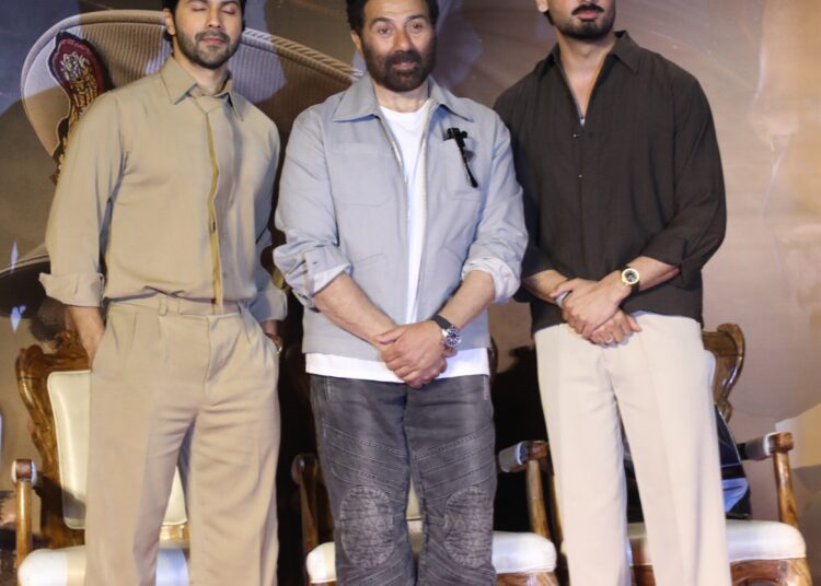 Sunny Deol, Varun Dhawan, Ahan Shetty, And Other Celebs Joins The Success Celebration Press Meet Of Border 2 - Gallery