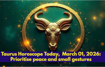 Taurus Horoscope Today,  March 01, 2026: Prioritise peace and small gestures