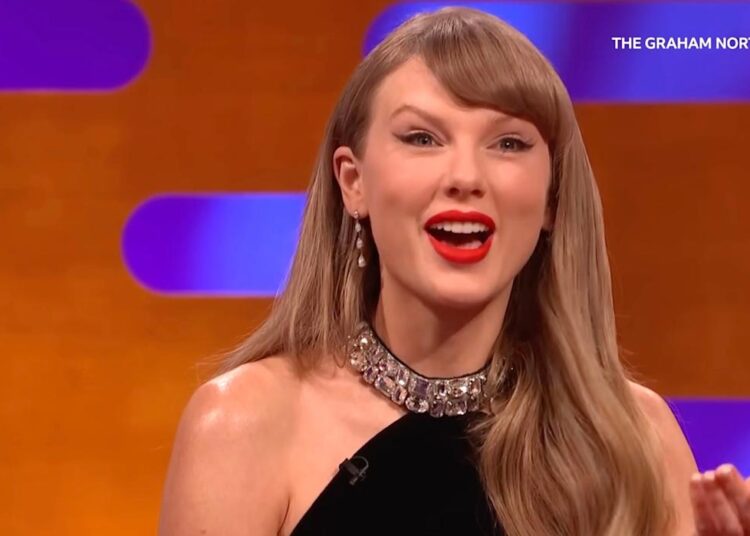 BBC - PHOTO: Taylor Swift is shown during her appearance on "The Graham Norton Show."