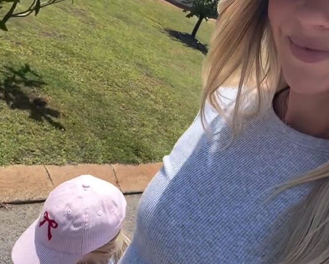 Jules on a walk with her daughter with followers rushing to spread support on the Instagram post, wishing her well on a journey of healing.
