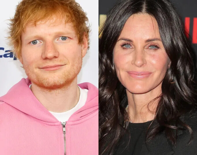 Courtney Cox & Ed Sheeran
